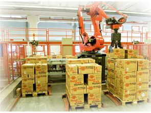 百潤機械 批發碼垛上下料機器人效果圖 批發碼垛上下料機器人